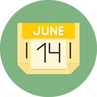 14 June Icon for Creative Projects vector