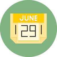 29 June Icon for Creative Projects vector