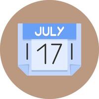 17 July Icon for Creative Projects vector