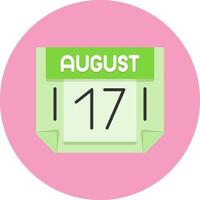 17 August Icon for Creative Projects vector