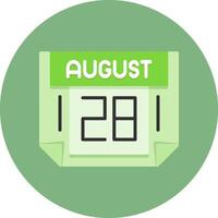 28 August Icon for Creative Projects vector