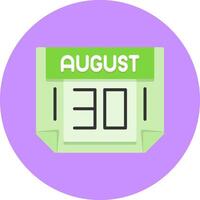 30 August Icon for Creative Projects vector
