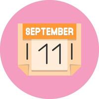11 September Icon for Creative Projects vector