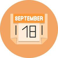 18 September Icon for Creative Projects vector