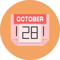 28 October Icon for Creative Projects vector