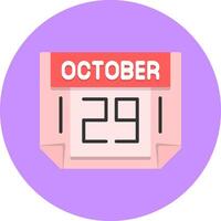 29 October Icon for Creative Projects vector