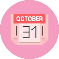 31 October Icon for Creative Projects vector