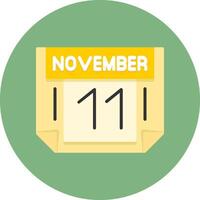 11 November Icon for Creative Projects vector