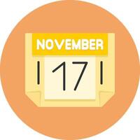 17 November Icon for Creative Projects vector