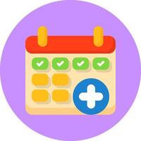 Sick Leave Icon for Creative Projects vector