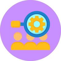 Human Resources Icon for Creative Projects vector