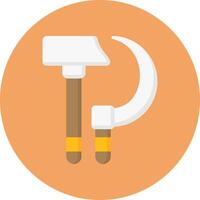 Hammer and Sickle Icon for Creative Projects vector