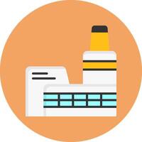 Factory Icon for Creative Projects vector