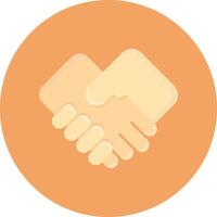 Handshake Icon for Creative Projects vector