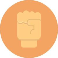 Raising Fist Icon for Creative Projects vector