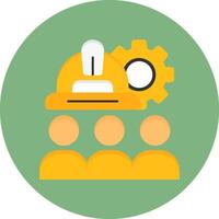 Diverse Workforce Icon for Creative Projects vector