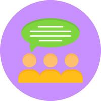 Union Meeting Icon for Creative Projects vector