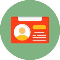 Union Membership Card Icon for Creative Projects vector