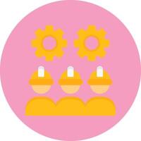 Teamwork Icon for Creative Projects vector