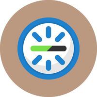 Update Flat Circle Style Icon vector