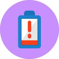 Charging Flat Circle Style Icon vector