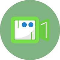 Camera Flat Icon Design vector