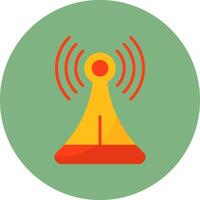 Connection lost Flat Circle Style Icon vector