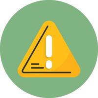 Error Flat Circle Icon vector