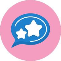 Favorite Flat Circle Icon Style vector