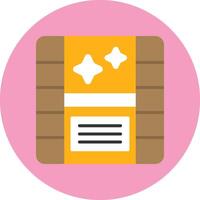 Camera roll Flat Circle Style Icon vector