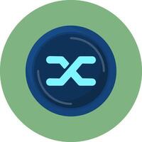 Synthetix Flat Circle Style Icon vector