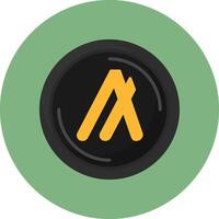 Algorand Flat Circle Style Icon vector