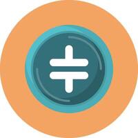 Theta Network Flat Circle Style Icon vector