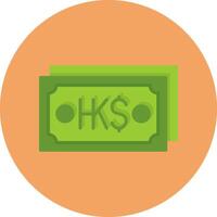 Hong Kong Dollar Note Icon Sample Pro and Pro SVG vector