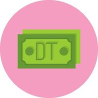 Tunisian Dinar Note Icon Sample Pro and Pro SVG vector