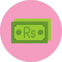 Pakistani rupee Note Icon Sample Pro and Pro SVG vector