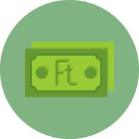 Hungarian Forint Note Icon Sample Pro and Pro SVG vector