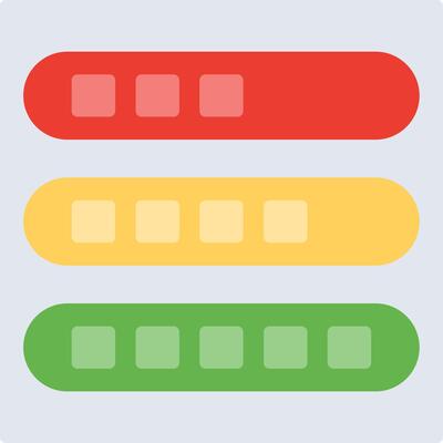 Progress Bar Flat Illustration Design