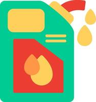 Engine Oil Flat Illustration Design vector