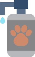Pet Shampoo Flat Illustration Design vector