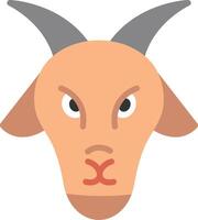 Goat Flat Illustration Design vector
