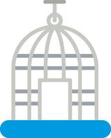 Cage Flat Illustration Design vector