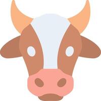 Cow Flat Illustration Design vector