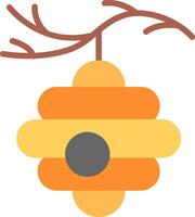 Hive Flat Illustration Design vector