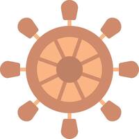 Helm Flat Illustration Design vector
