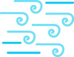 Wind Flat Icon Design vector