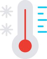Cold Flat Icon Design vector