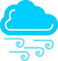 Windy Flat Icon Design vector