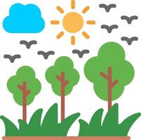 Jungle Flat Icon Design vector