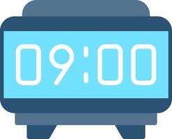 Digital Clock Flat Icon Design vector